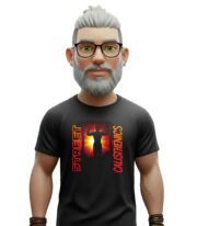 Μαύρο T-shirt για street workout και urban στυλ.