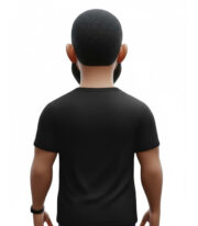 Colorful Monkey t-shirt Μαύρο - Image 2
