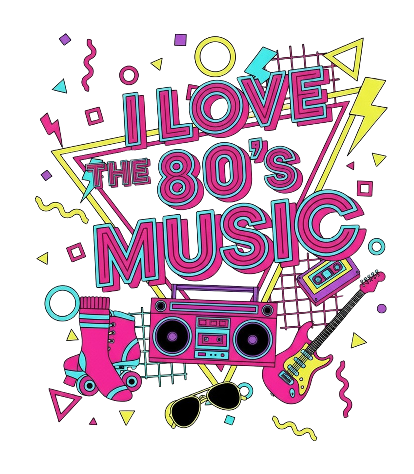 Ilove 80's music I love the 80's music - Image 1