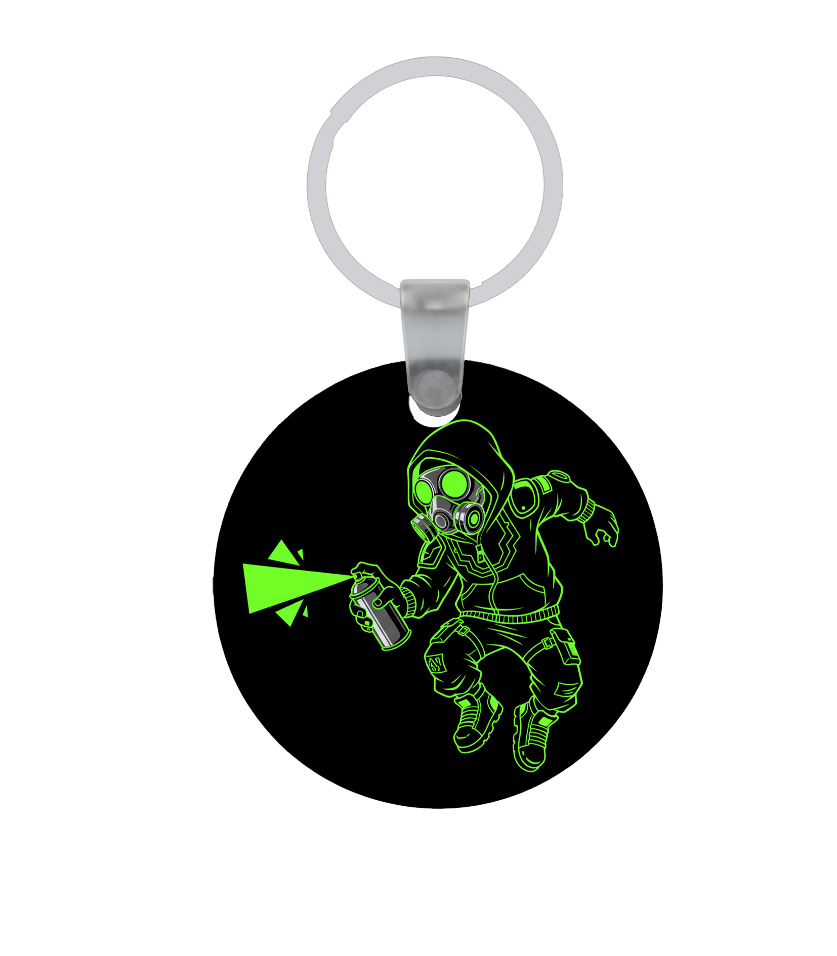 GRAFITY Μπρελόκ στρόγγυλο από MDF ( Graffiti ) - Image 1