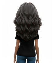 I Love You μαύρο t-shirt με ρομαντικό μήνυμα, - Image 2